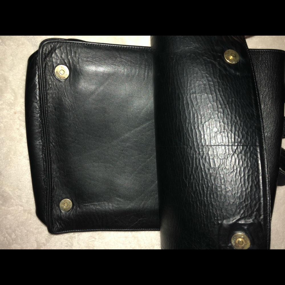 NEW black leather backpack - Picture 8 of 8